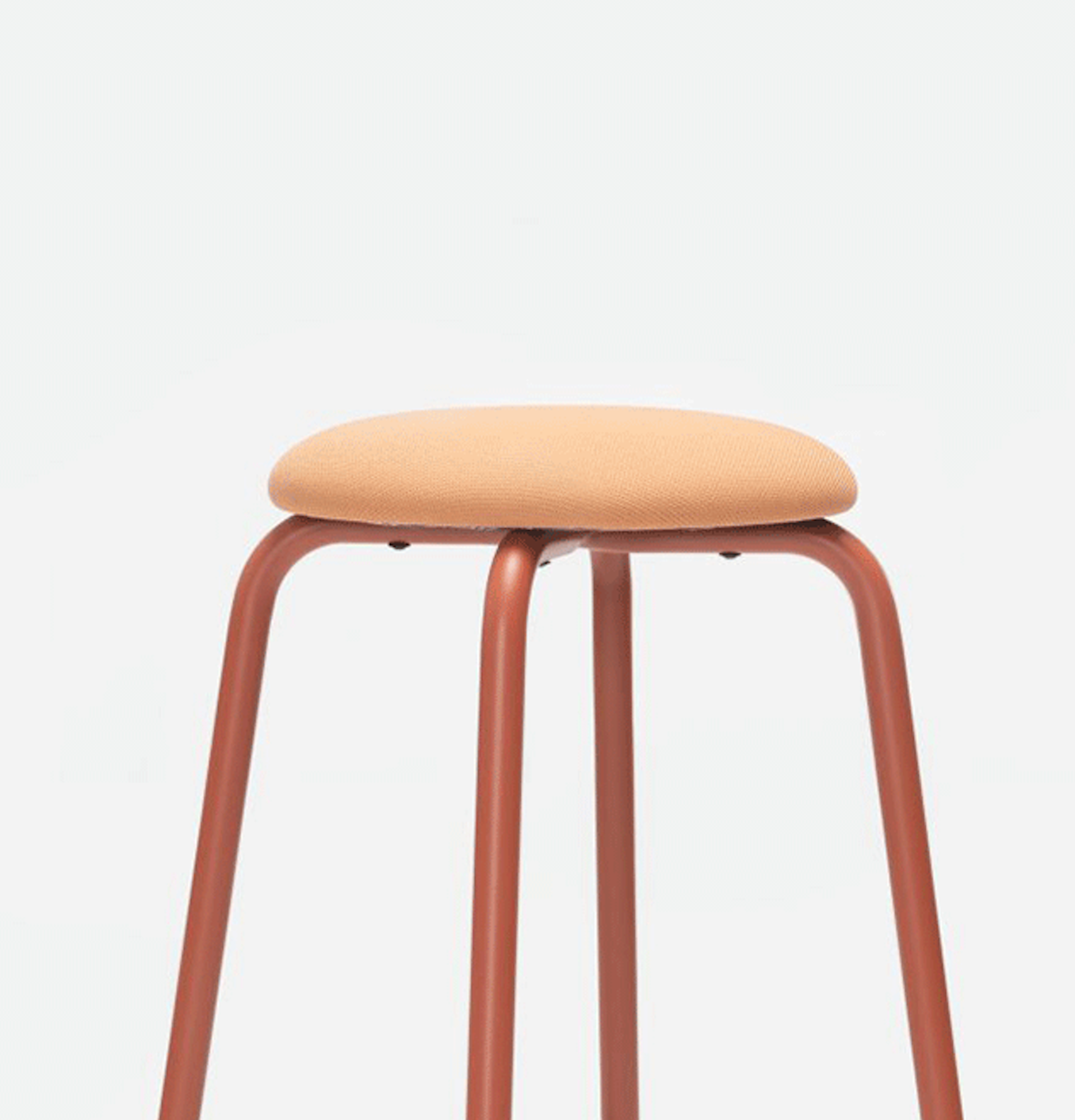 Tabouret TAM H75 Acier (dossier) – ONDARRETA